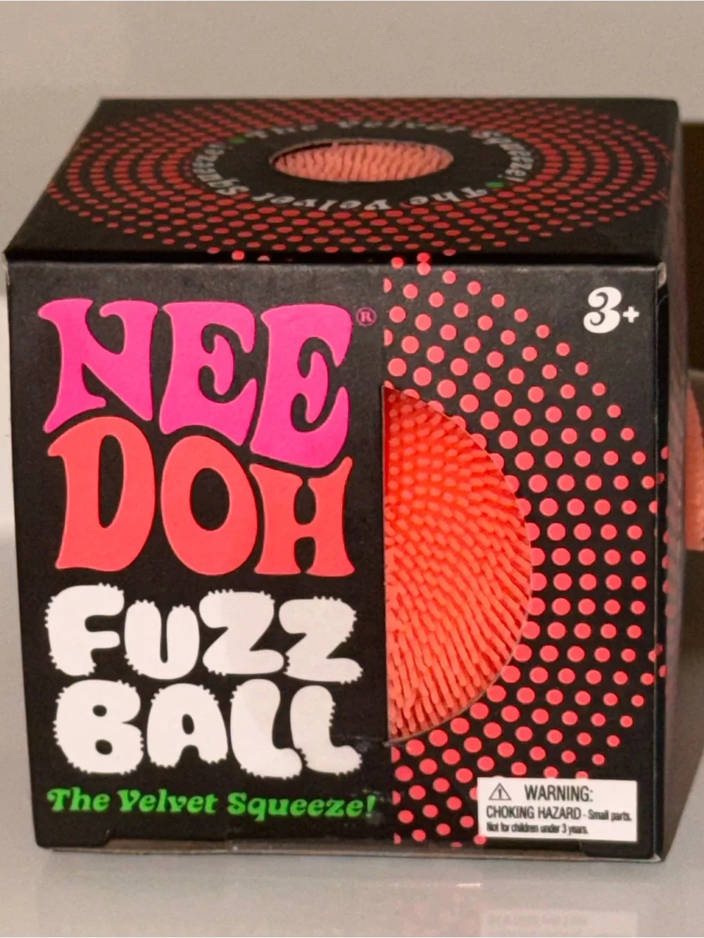 Needoh Schylling Orange Fuzz Ball
